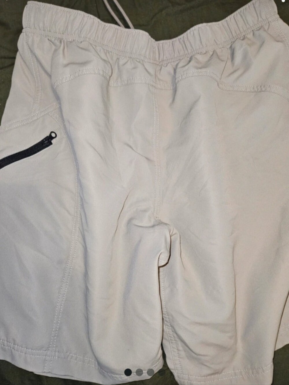 Light Cream Men's Performance Shorts